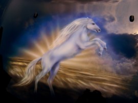 Pferd Motorhaube Fiesta thumb